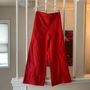 Anthropologie Poplin Wide Legs 8